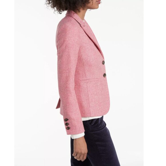 Boden British Tweed Blazer By Moon US Size 4R - Picture 6 of 14